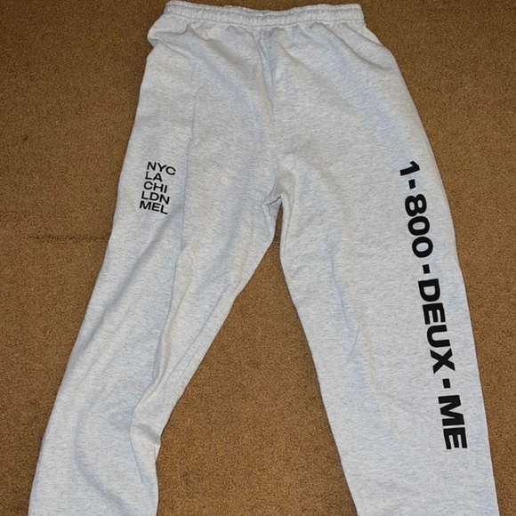 Limited Edition Deuxmoi Deux-Me Sweatpants Joggers - Picture 1 of 1